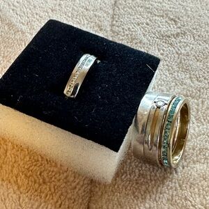 Bundle of titanium and stainless rings for Cheepestchick